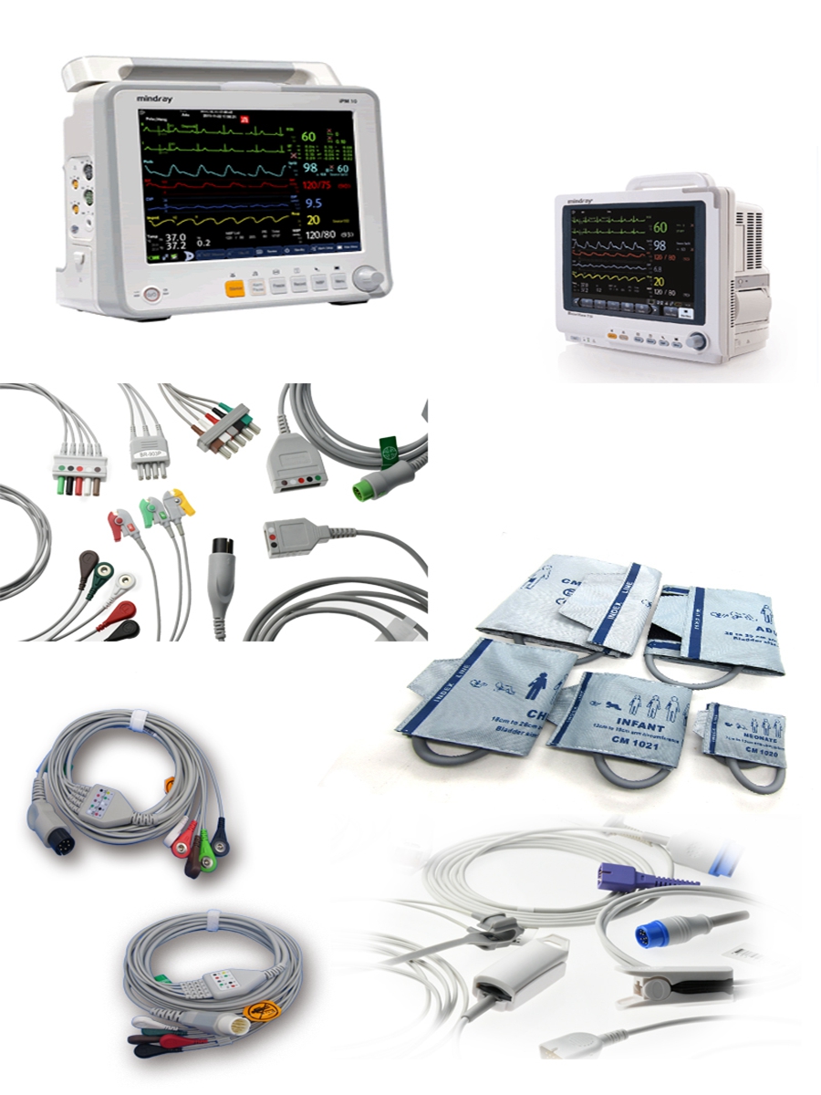 High quality ECG Electrodes Wire Trunk Cable for 5or 3 Leads for Popular LL style