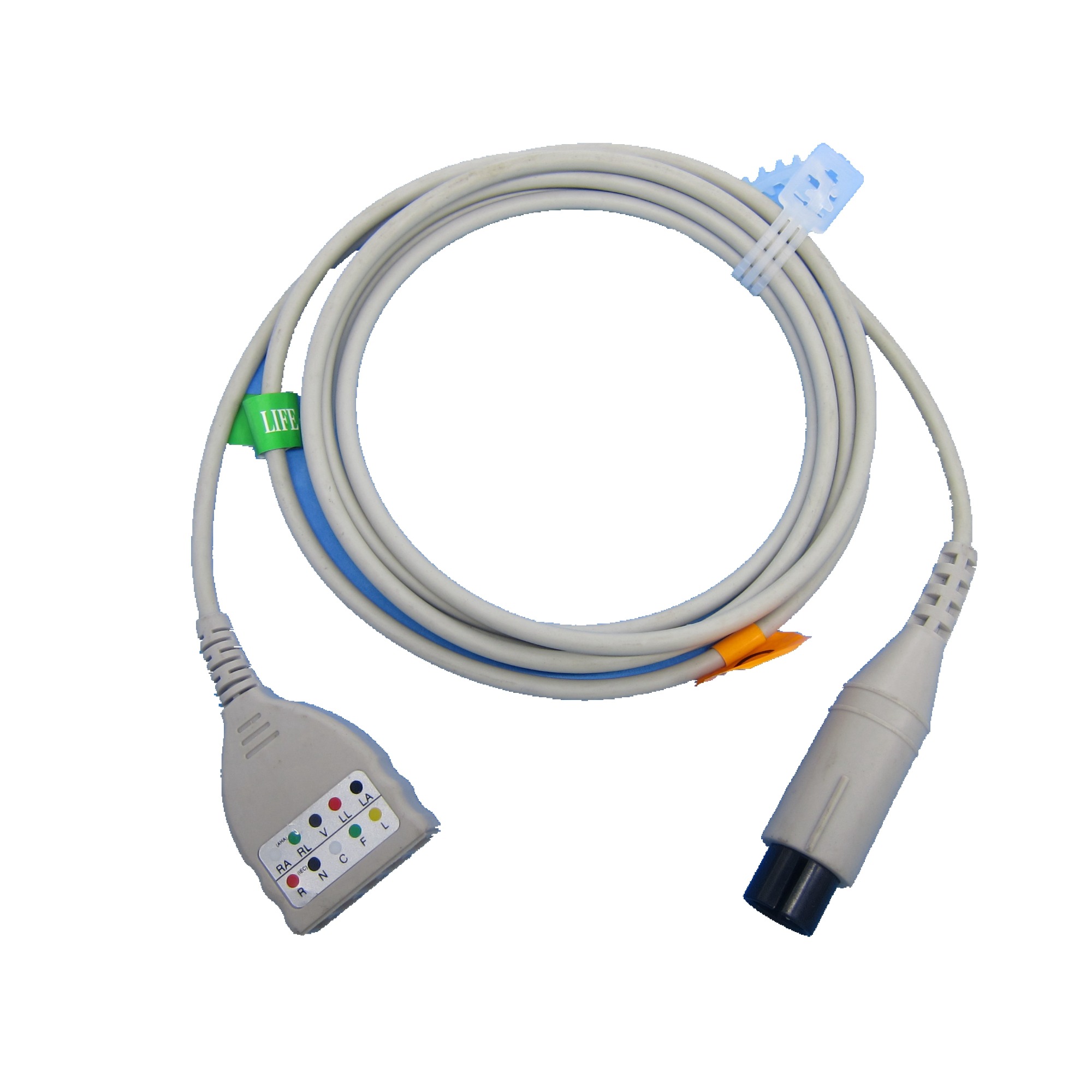 High quality ECG Electrodes Wire Trunk Cable for 5or 3 Leads for Popular LL style