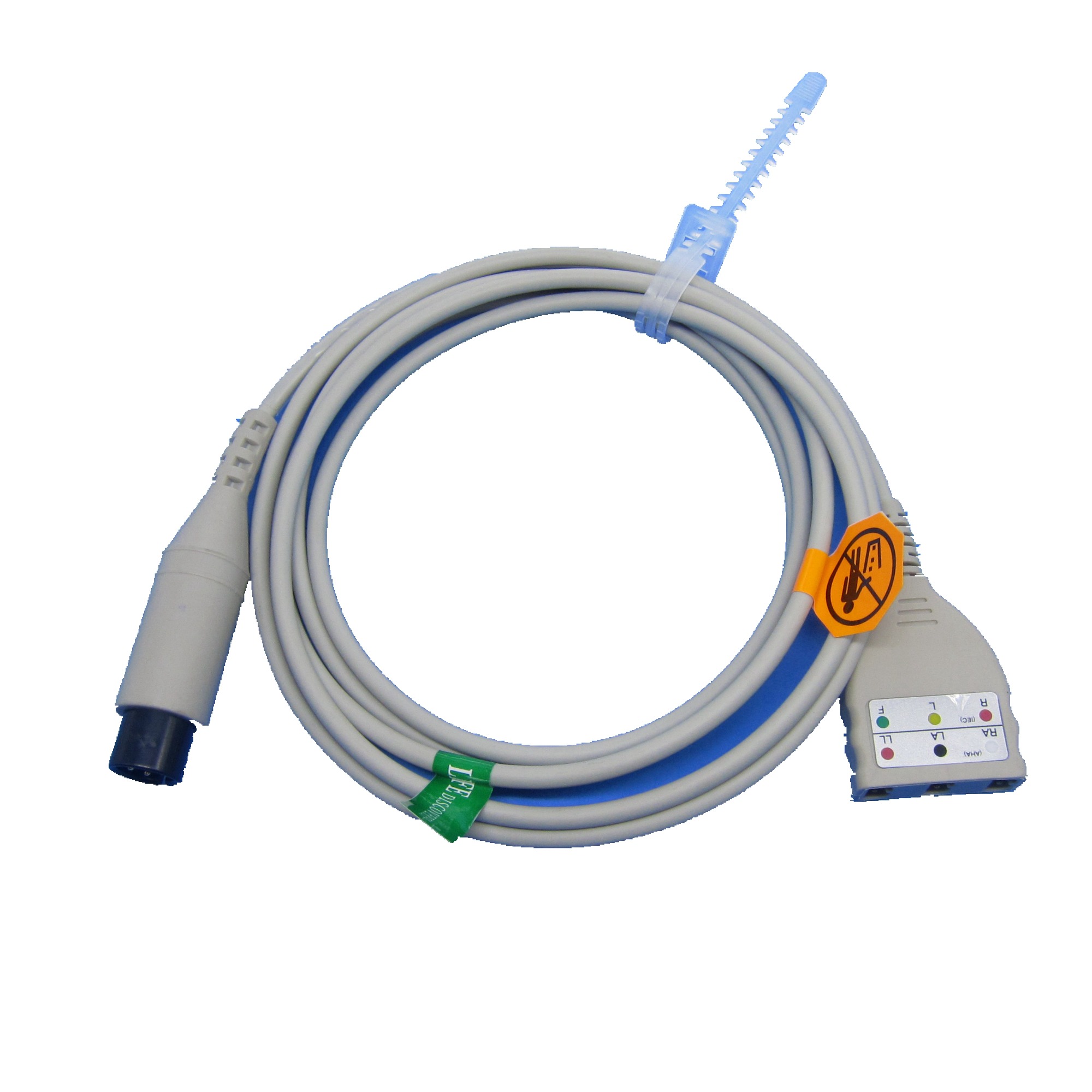 High quality ECG Electrodes Wire Trunk Cable for 5or 3 Leads for Popular LL style